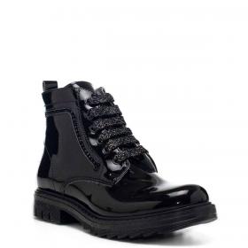 SCARPE STIVALETTO BAMBINA NERO GIARDINI I031652F PELLE 