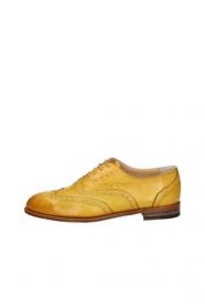 SCARPE DERBY CASUAL INGLESE DONNA CAMPANILE CAM 04 PELLE GIALLO ORIGINALE AI