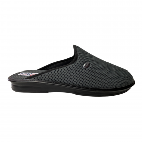 SCARPE PANTOFOLE CIABATTE UOMO KING 1284 COTONE GRIGIO 