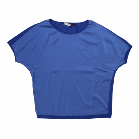 MAGLIA T-SHIRT DONNA FERRANTE 33D61102 080 BLU ROYAL CE