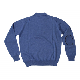 MAGLIA POLO CASUAL UOMO FERRANTE ZIP TOPO M22617 044 BL