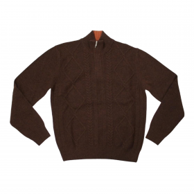 MAGLIA MAGLIONE CASUAL INGRAM NH583 MM026 04 MARRONE LA