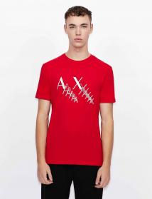 MAGLIA T SHIRT UOMO AX ARMANI EXCHANGE 3KZTFA ZJE6Z ROS