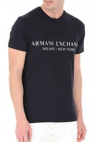 MAGLIA T SHIRT UOMO AX ARMANI EXCHANGE 8NZT72 Z8H4Z BLU