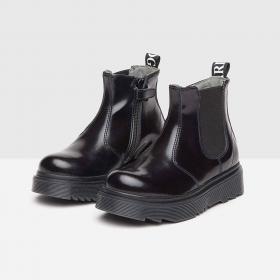 SCARPE STIVALI BIMBA NERO GIARDINI TEEN A931350F PELLE 