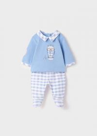 COMPLETO GHETTINA MAGLIA NEONATO MAYORAL 1594 70 BLU ORIGINALE PE 2022