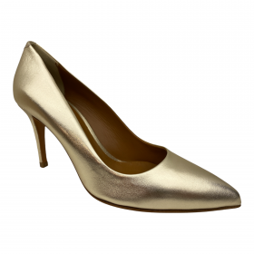 SCARPE DECOLTE SANDALO DONNA ALBANO A3143 PELLE PLATINO