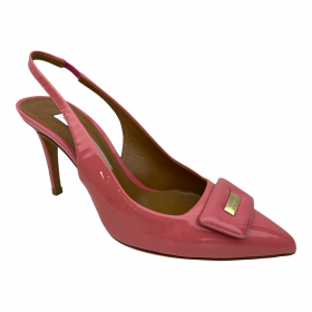 SCARPE DECOLTE SANDALO DONNA ALBANO A3160 PELLE CORALLO