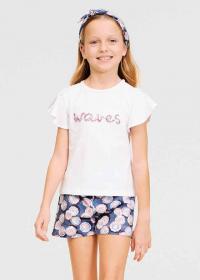 COMPLETO T SHIRT SHORT FASCIA RAGAZZA MAYORAL 6233 COTO