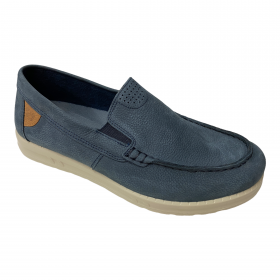 SCARPE MOCASSINO CASUAL UOMO FLYFLOT 93 158 YQ PELLE BL