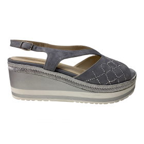 SCARPE SANDALI SANDALO DONNA MELLUSO HR70734 PELLE GRIG