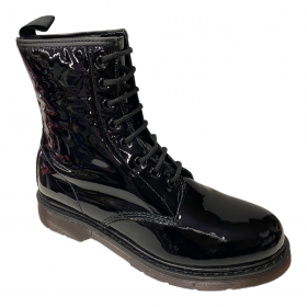 SCARPE ANFIBIO STIVALI STIVALETTO DONNA GENUS 8939 PELL