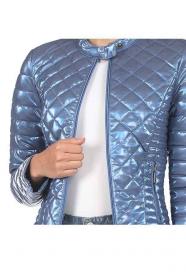 GIUBBINO PIUMINO GIUBBOTTO DONNA GUESS W2YL01KB7A0 BLU 