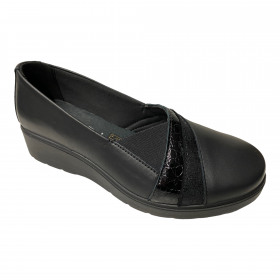 SCARPE SLIP ON CASUAL DONNA IMAC 192824 255560 PELLE NE