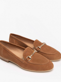 SCARPE MOCASSINO DONNA NERO GIARDINI E218213D PELLE MAR