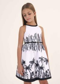 ABITO VESTITO CERIMONIA CINTURA RAGAZZA MAYORAL 6909 BI