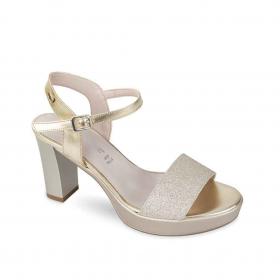 SCARPE SANDALO SANDALI TACCO DONNA VALLEVERDE 45383 PEL