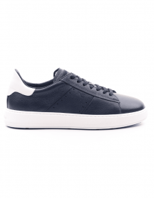 SCARPE SNEAKERS UOMO NERO GIARDINI E302893U PELLE BLU O