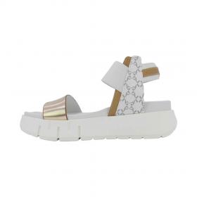 SCARPE SANDALI SANDALO DONNA NERO GIARDINI E307841D PEL