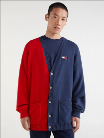 MAGLIA CARDIGAN MAGLIE UOMO TOMMY JEANS DM0DM15073 COTO