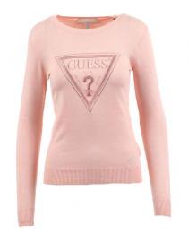 MAGLIA MAGLIE DONNA GUESS W3RR48Z2NQ2 ROSA ORIGINALE PE