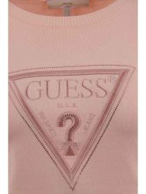 MAGLIA MAGLIE DONNA GUESS W3RR48Z2NQ2 ROSA ORIGINALE PE