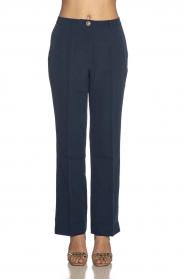 PANTALONE PANTALONI DONNA GUESS W3GB54WB4H2 BLU ORIGINA