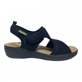 SCARPE SANDALO SANDALI DONNA FLYFLOT 55 B85 FB NERO ORI