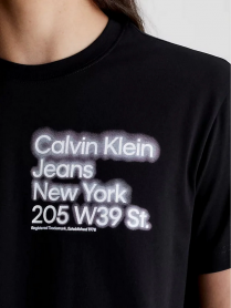 MAGLIA T SHIRT UOMO CALVIN KLEIN JEANSJ30J322870 BEH COTONE ORIGINALE PE 2023