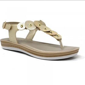 SCARPE SANDALO SANDALI DONNA INBLU BA000031 BA31 ORO ORIGINALE PE 2023