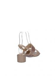 SCARPE SANDALI SANDALO TACCO DONNA REPO 41577 E0 PELLE 
