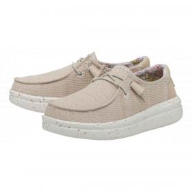 SCARPE MOCASSINO CASUAL DONNA HEY DUDE WENDY 40076 BEIG