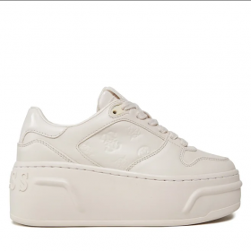 SCARPE SNEAKERS DONNA GUESS FL8NOEELE12 PLATFORM BIANCO