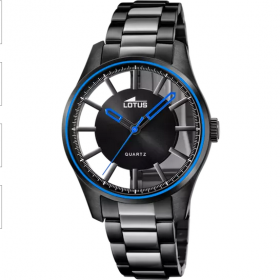 OROLOGIO ANALOGICO UOMO LOTUS 18906 1 41.5 ACCIAIO NERO