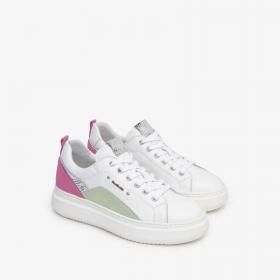 SCARPE SNEAKERS DONNA NERO GIARDINI E409910D PELLE 707 