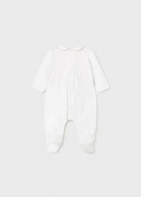 TUTA TUTINA TUTE NEONATA MAYORAL 01705 1705 82 BIANCO O