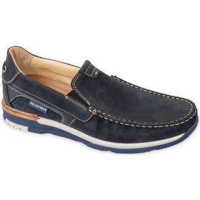 SCARPE MOCASSINO CASUAL UOMO VALLEVERDE 13824 PELLE BLU