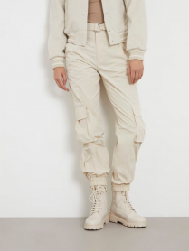 PANTALONE PANTALONI CARGO DONNA GUESS W4RB18WFVV0 G1M5 