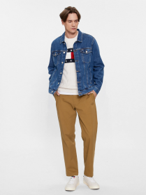 PANTALONE UOMO TOMMY JEANS DAD CHINO DM0DM17680 COTONE 