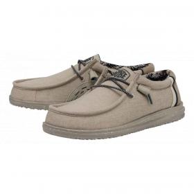 SCARPE MOCASSINO UOMO HEY DUDE WALLY 40013 2AT BEIGE OR