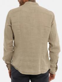 CAMICIA CAMICIE UOMO YES ZEE C512 UP00 0731 01 308 LINO 0223 BEIGE ORIGINAPE2024