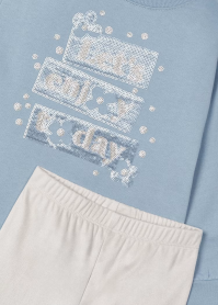 COMPLETO FELPA LEGGINGS BAMBINA MAYORAL 4709 04709 56 B