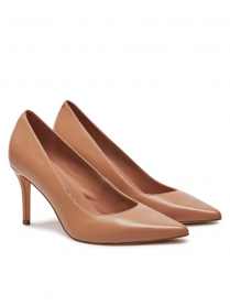 SCARPE DECOLTE TACCO DONNA GUESS FLFRPPLEA08 PELLE BEIG