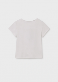 MAGLIA T SHIRT MAGLIE RAGAZZA MAYORAL 6020 06020 67 BEI