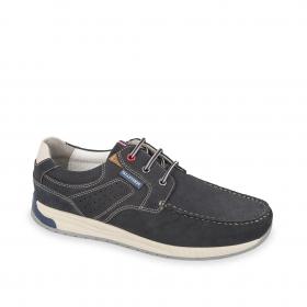 SCARPE SNEAKERS CASUAL UOMO VALLEVERDE 17921 PELLE BLU 