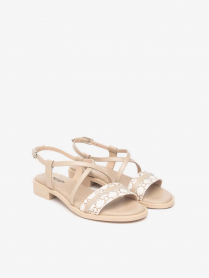 SCARPE SANDALI DONNA NERO GIARDINI E513403D PELLE 412 B