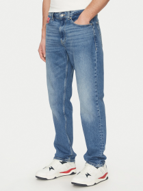 PANTALONE UOMO TOMMY JEANS DM0DM21858 COTONE BLU ORIGIN