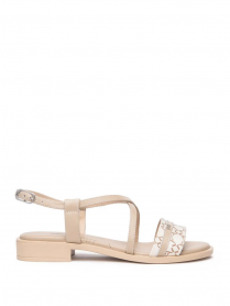 SCARPE SANDALI DONNA NERO GIARDINI E513403D PELLE 412 B