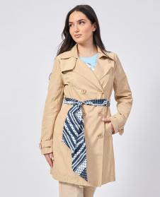 CAPPOTTO TRENCH SPOLVERINO DONNA GAUDI 511BD35008 BEIGE