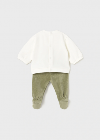 COMPLETO FELPA GHETTINA NEONATA MAYORAL 2555 02555 VERD